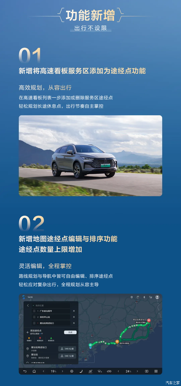 唐DM-i智驾版OTA发布 5大功能新增，5大功能优化